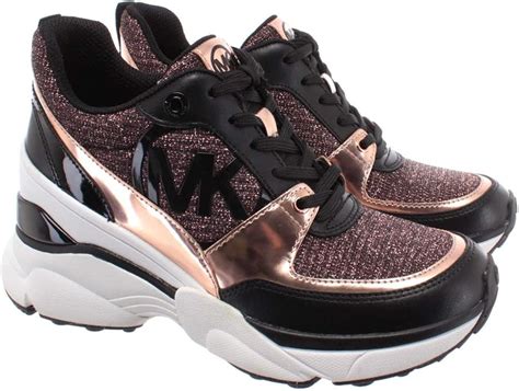 michael kors sneaker met moccasinflap|michael kors rose gold trainers.